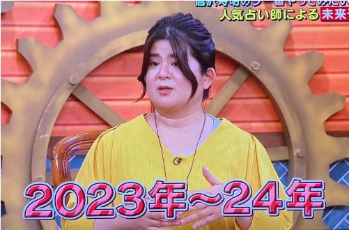 電話占いカリスの由李先生のテレビ｢ニノさん」出演の画像